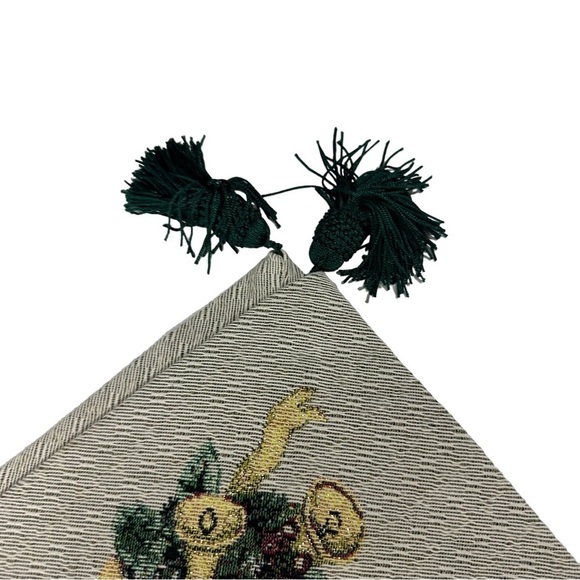 Vtg Table Expression USA Angel Wreath Lena Liu Table Runner 13x72” Christmas NIP - Picture 6 of 6